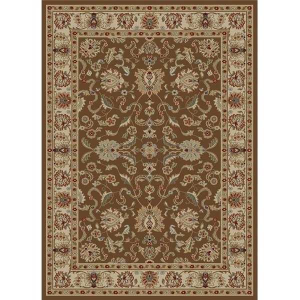 Concord Global Trading Concord Global 65186 6 ft. 7 in. x 9 ft. 6 in. Ankara Agra - Brown 65186